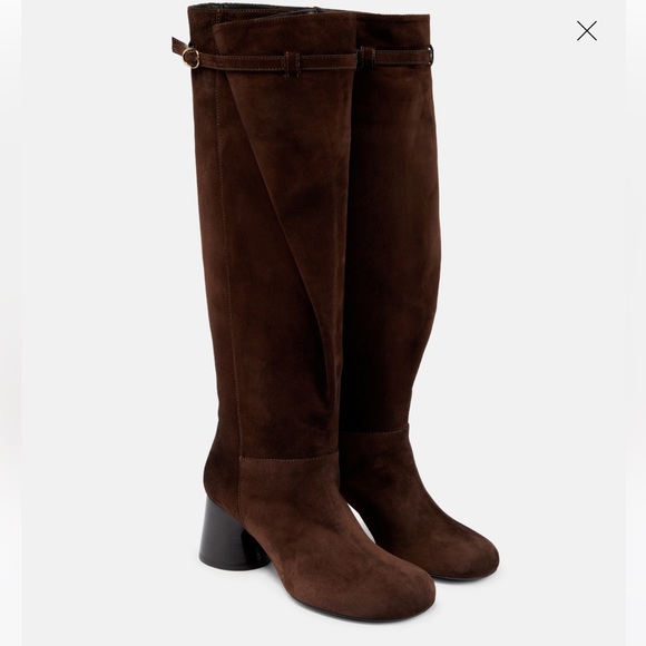 KHAITE Admiral suede knee-high boots sz 40 NEW - Picture 7 of 15